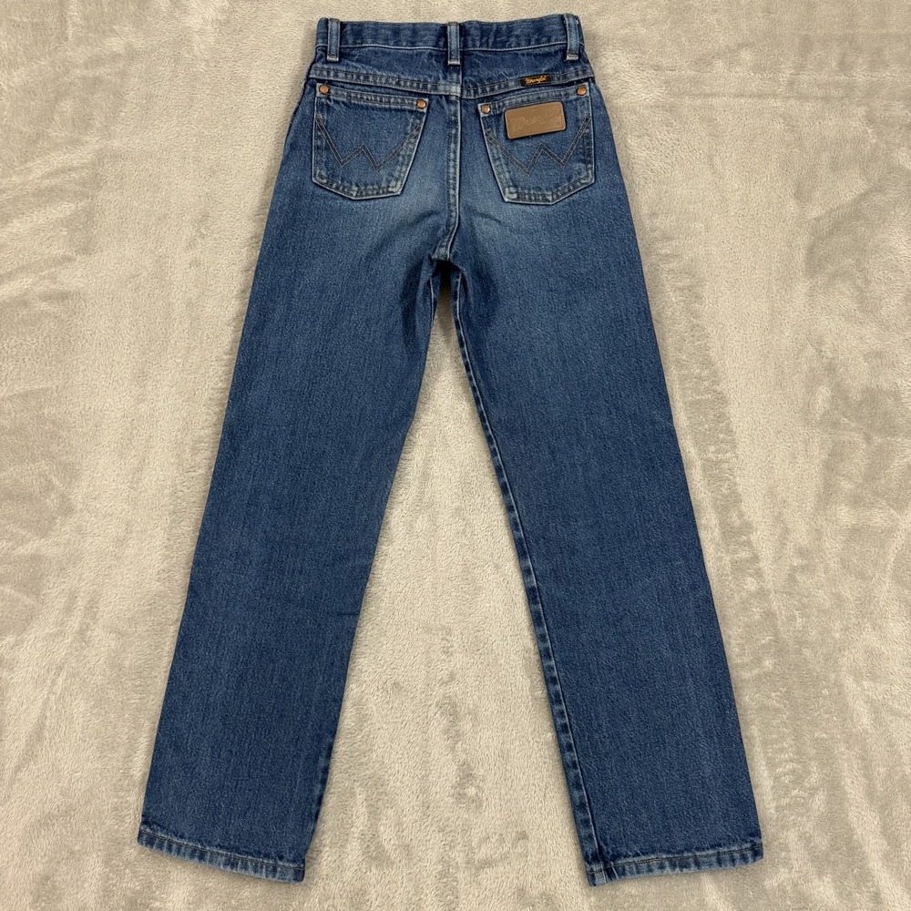 Wrangler 13MWZBP Cowboy Cut Jeans‎ Boys 12 Slim Original Straight Indigo Western